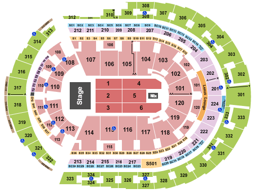 Bridgestone Arena Katt Williams Seating Chart